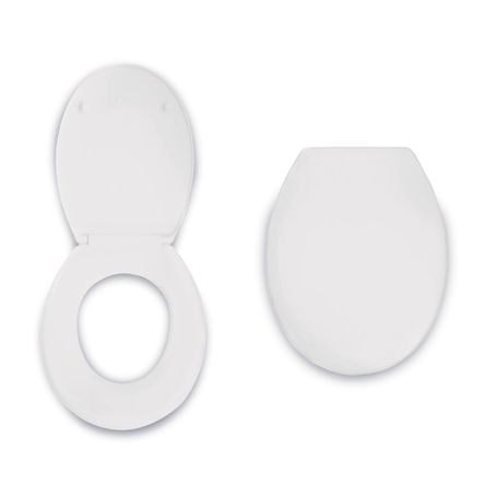 Asiento de Inodoro Redondo Eco Plástico Blanco Orange