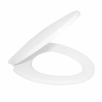 Asiento de Inodoro Elongado Classic Plástico Orange Modelo AB0004 Blanco