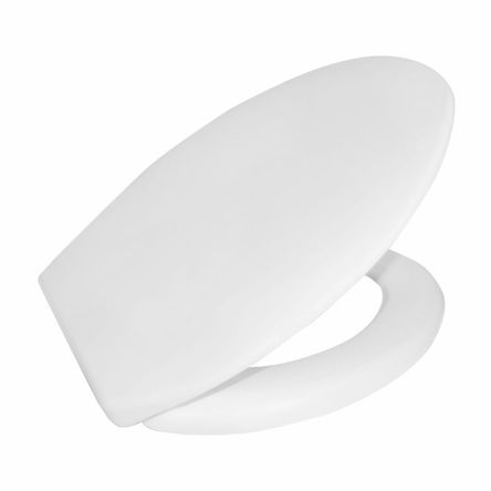 Asiento de Inodoro Elongado Imperial Plástico Blanco Orange Asiento de Inodoro Elongado Imperial Plástico Blanco Orange