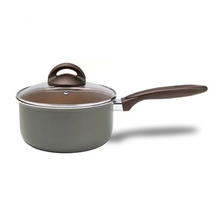 Cacerola con Tapa Naturall Brinox Aluminio 18cm Verde