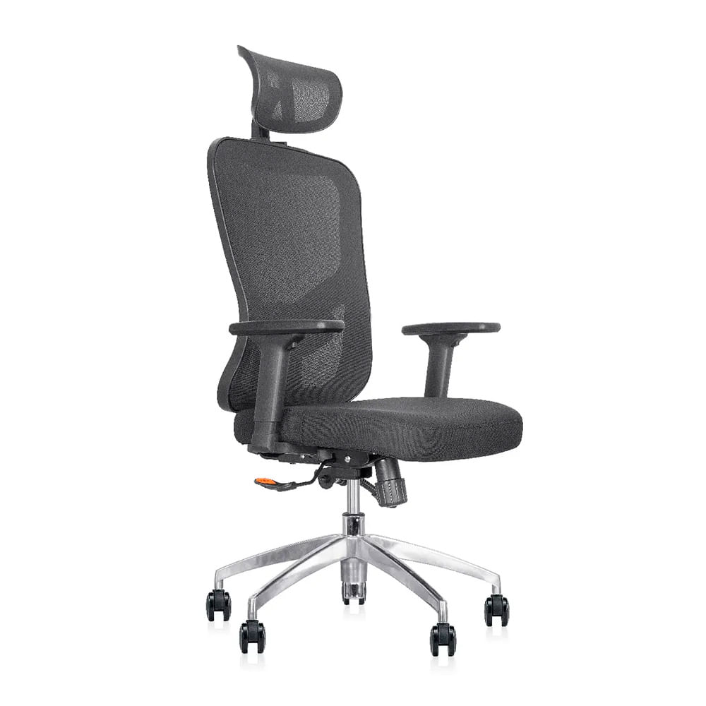 Silla de Oficina Ergonómica Athena Presidente Negro Ofideas