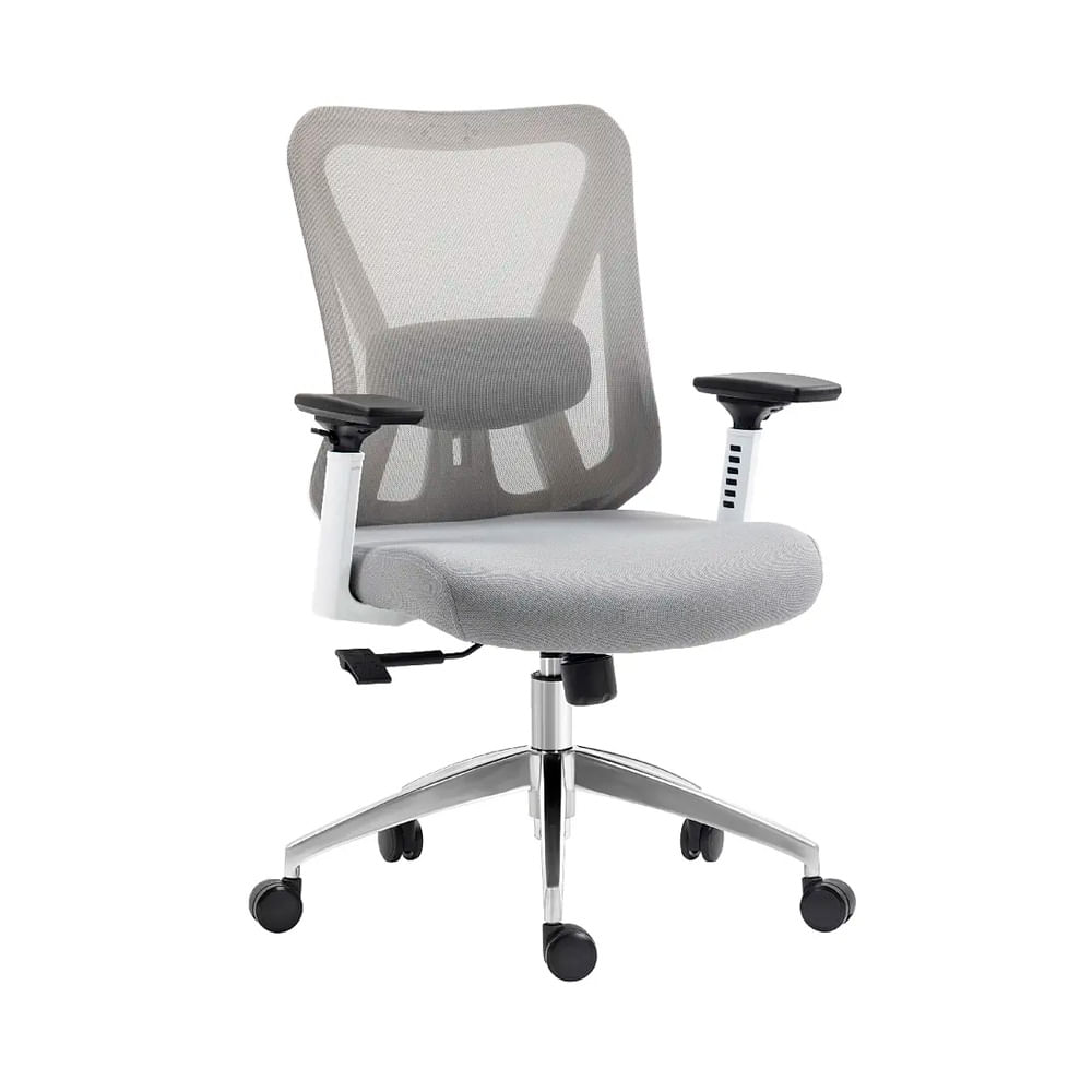 Silla de Oficina Ergonómica Smart Gerente Gris Ofideas