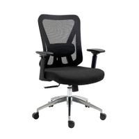 Silla de Oficina Ergonómica Smart Gerente Negro Ofideas