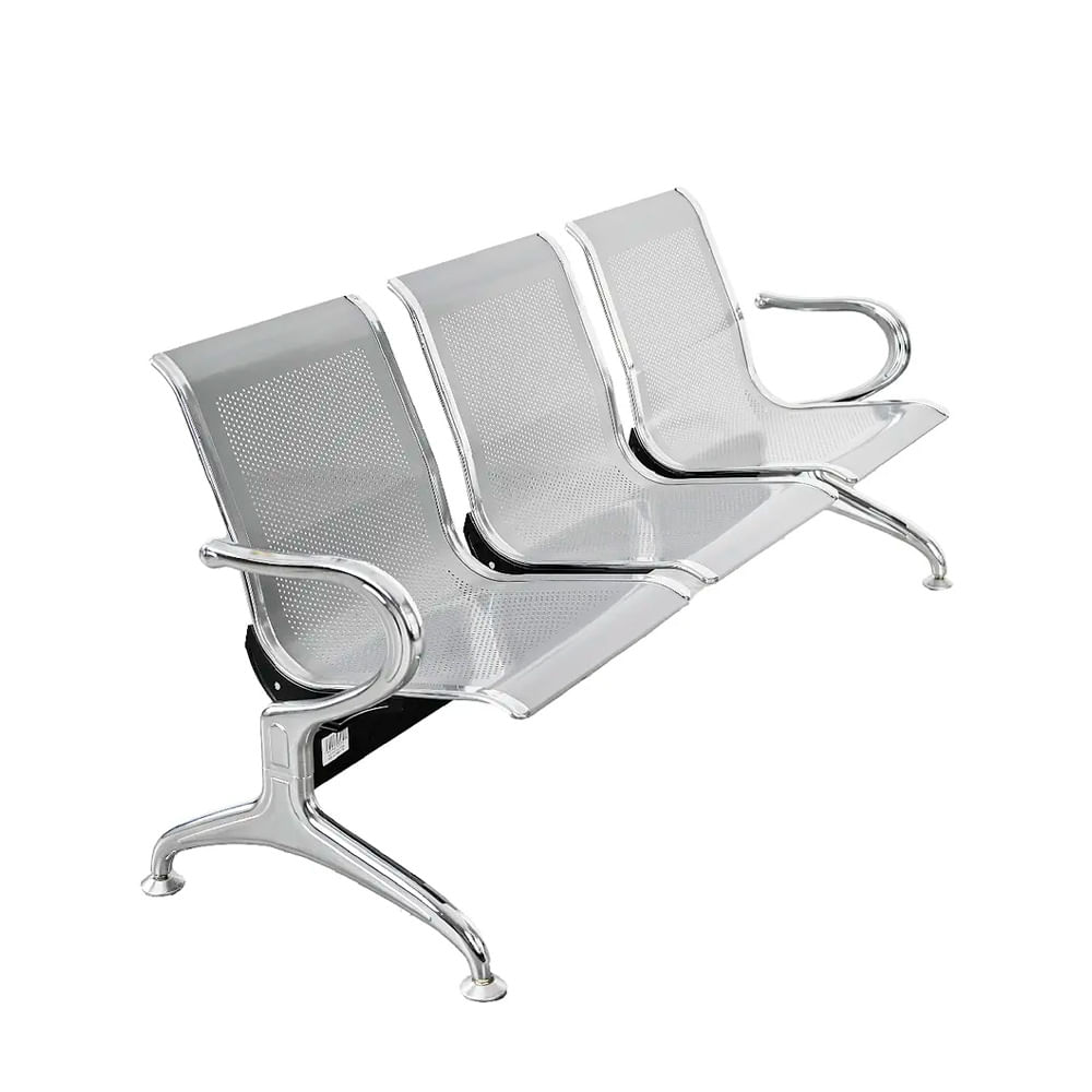 Banqueta De Espera Tandem Sin Tapiz 3 Asientos Ofideas