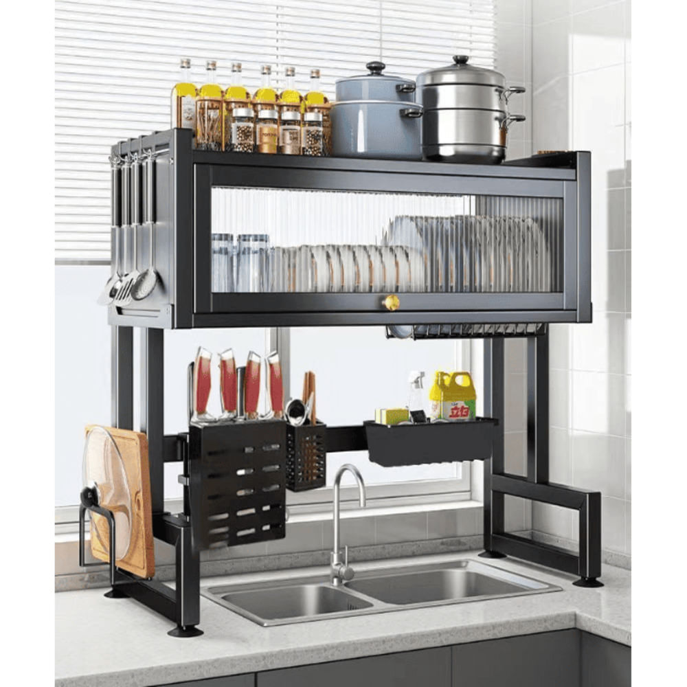 Escurridor de Platos con Tapa para Cocina