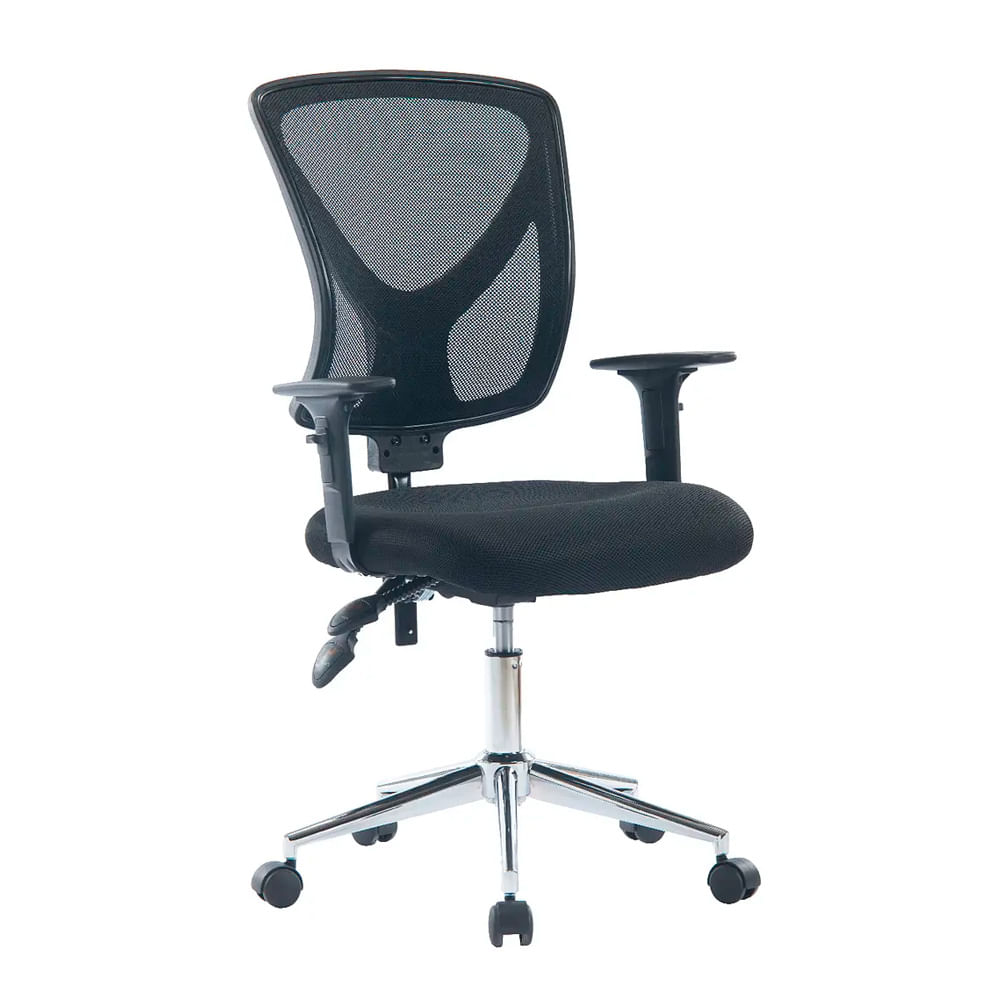 Silla de Oficina Ergonómica Dubai Ejecutiva Negro Ofideas