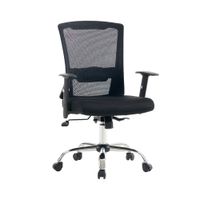 Silla de Oficina Ergonómica Castro Gerente Negro Ofideas