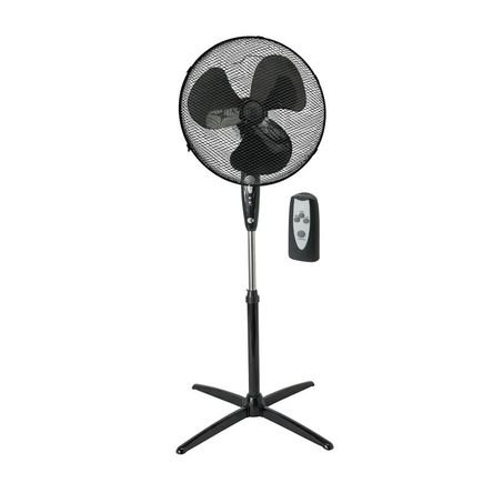 Ventilador Pedestal 40cm 45w Control Negro Equation