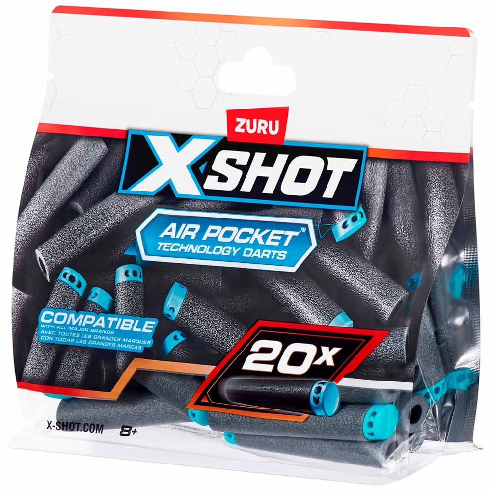 Pack X20 dardos X-SHOT