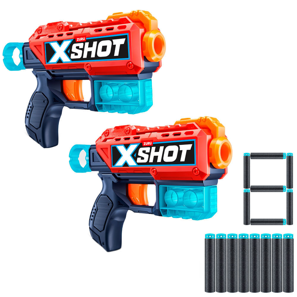 Pack X2 Lanzadores de dardos Kickback X-SHOT