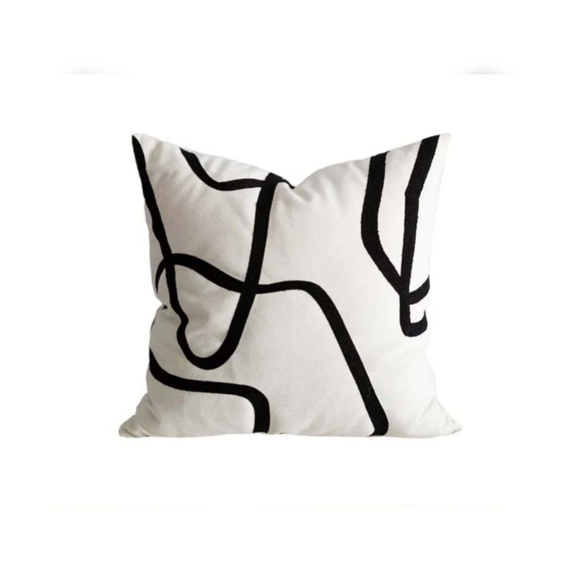 Funda Lazos Negros Decohome Minimalista