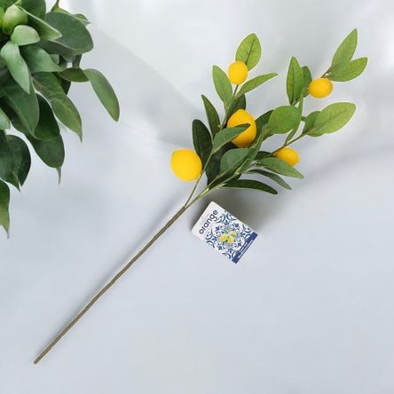 Rama Decorativa de Limones Casa del Mediterráneo Orange 63cm