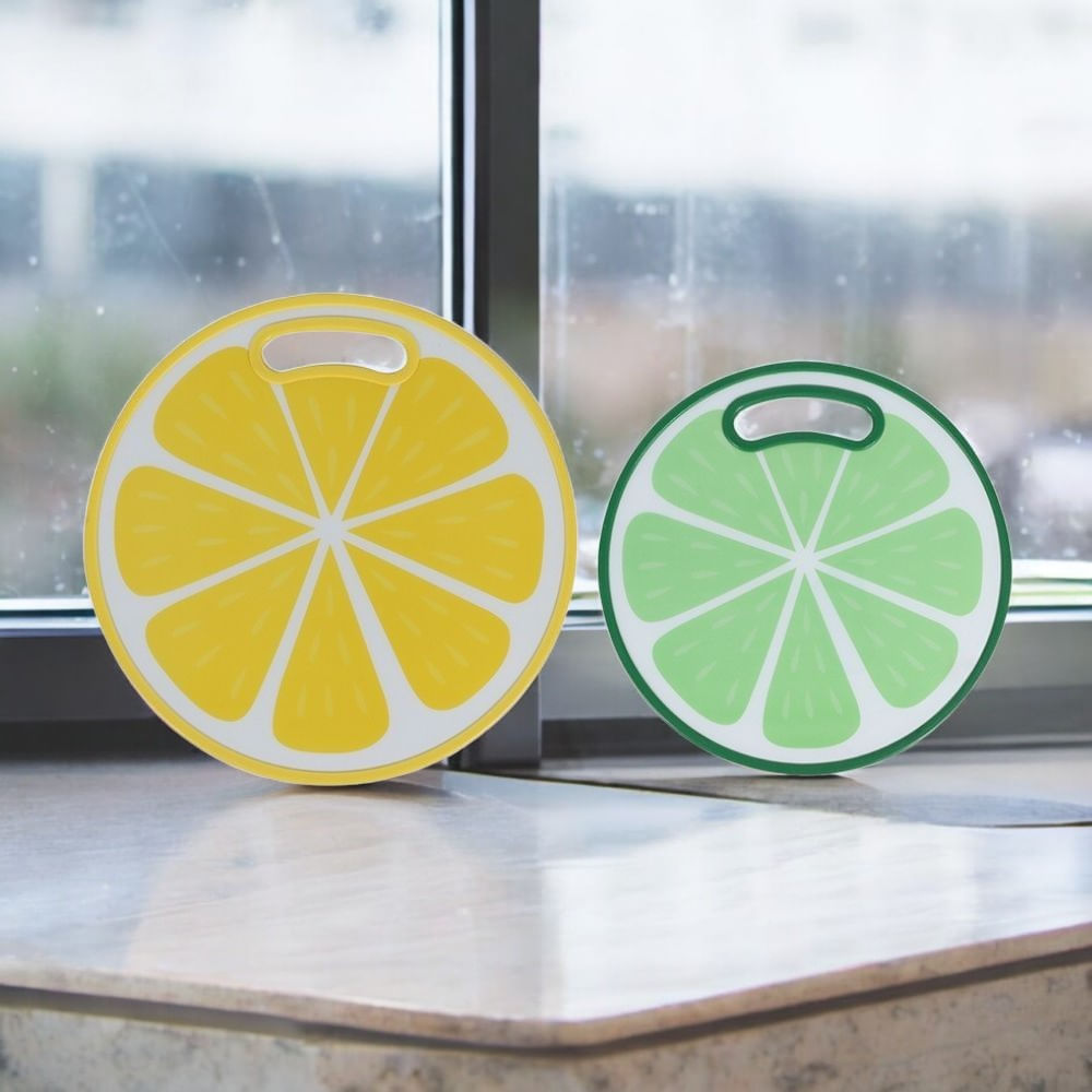 Set x 2 tablas de picar 30cm y 35cm Casa del Mediterráneo Orange