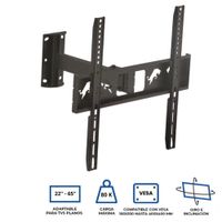 Soporte montaje de TV MD3132 de 22” a 65” con movimiento completo