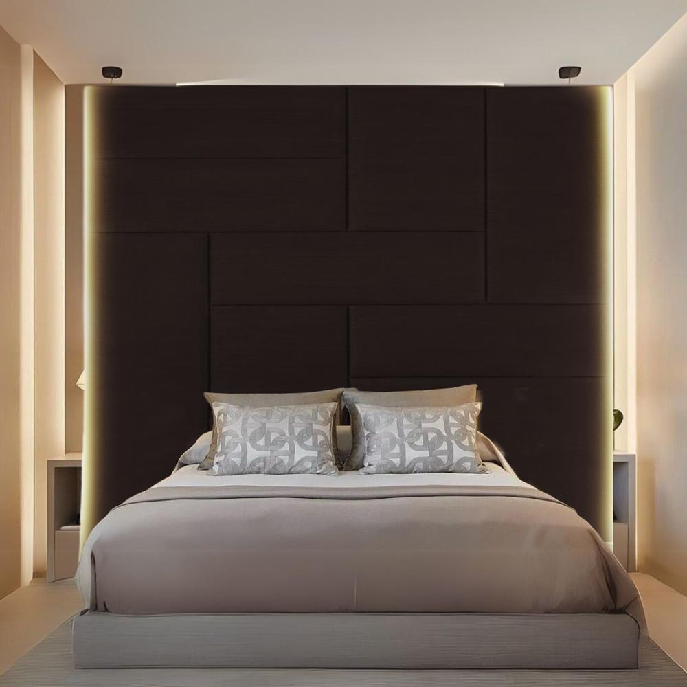 Cabecera Baraka Home Arhus King - Chocolate