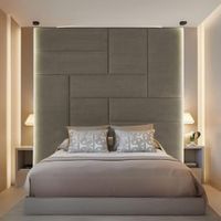 Cabecera Baraka Home Arhus Queen - Beige Claro