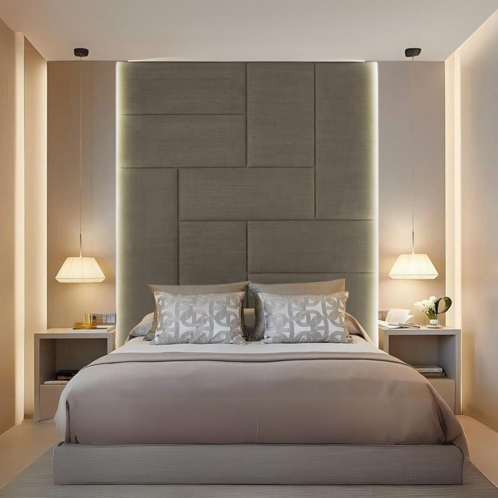 Cabecera Baraka Home Arhus 1.5 Plz - Beige Claro