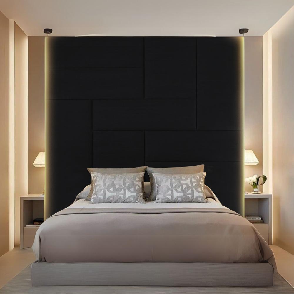 Cabecera Baraka Home Arhus Queen - Negro