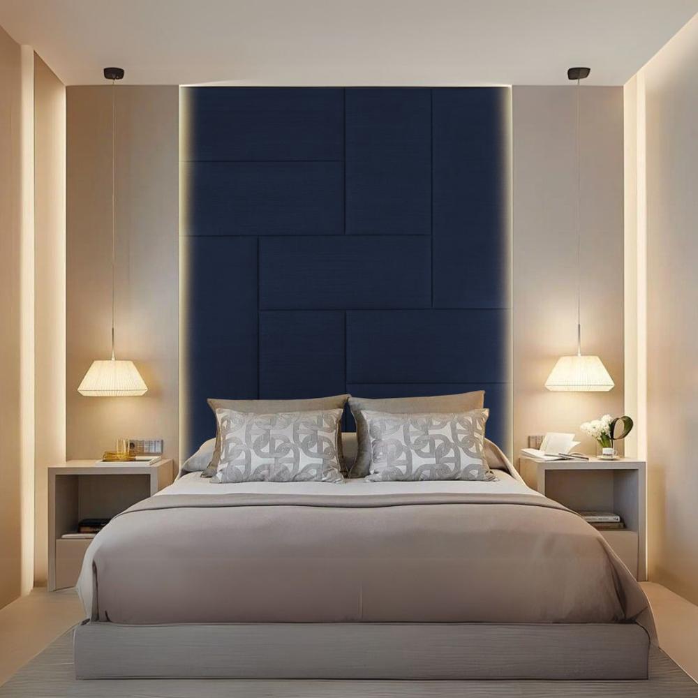 Cabecera Baraka Home Arhus 1 Plz - Azul Marino