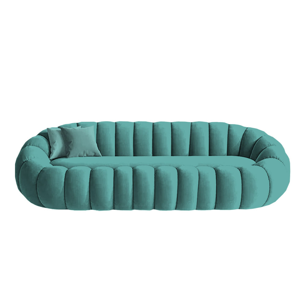 Sofá Aura Cozy 3 Cuerpos - Jade