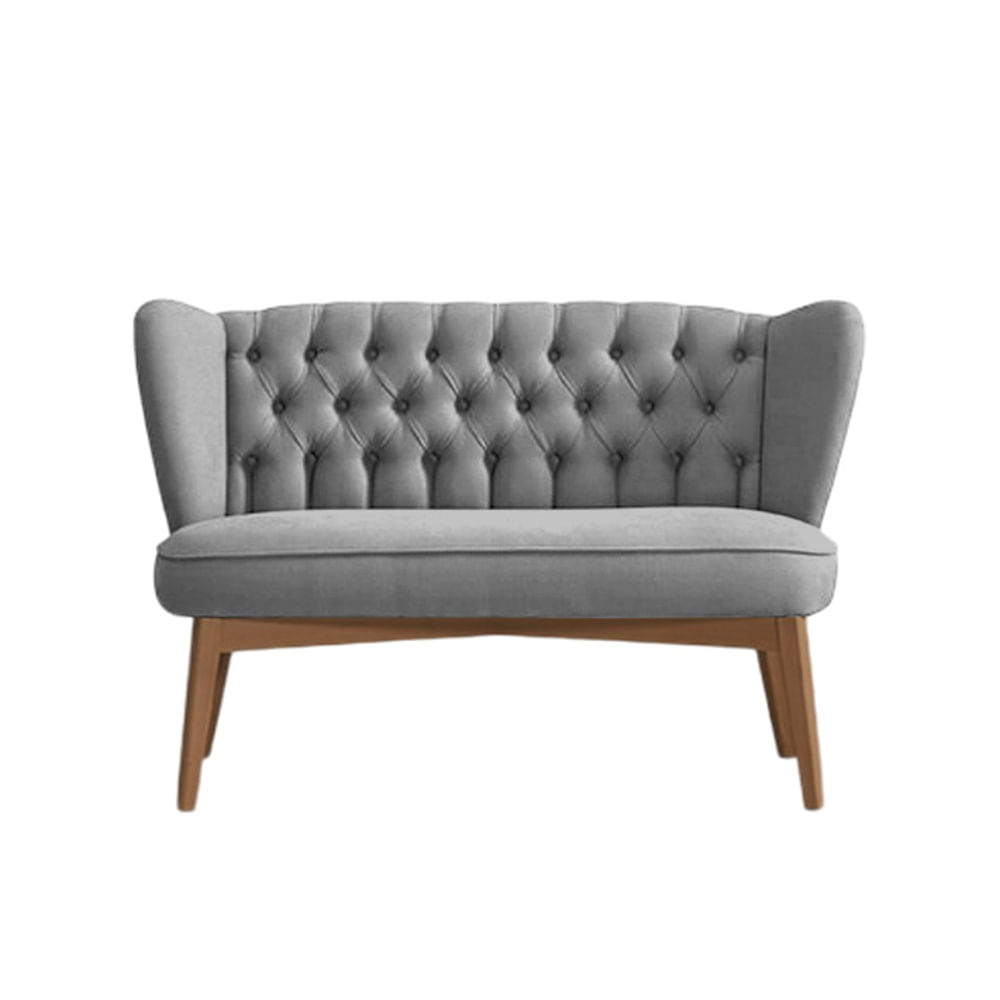 Sofá Chester Pearl 2 Cuerpos - Gris Claro