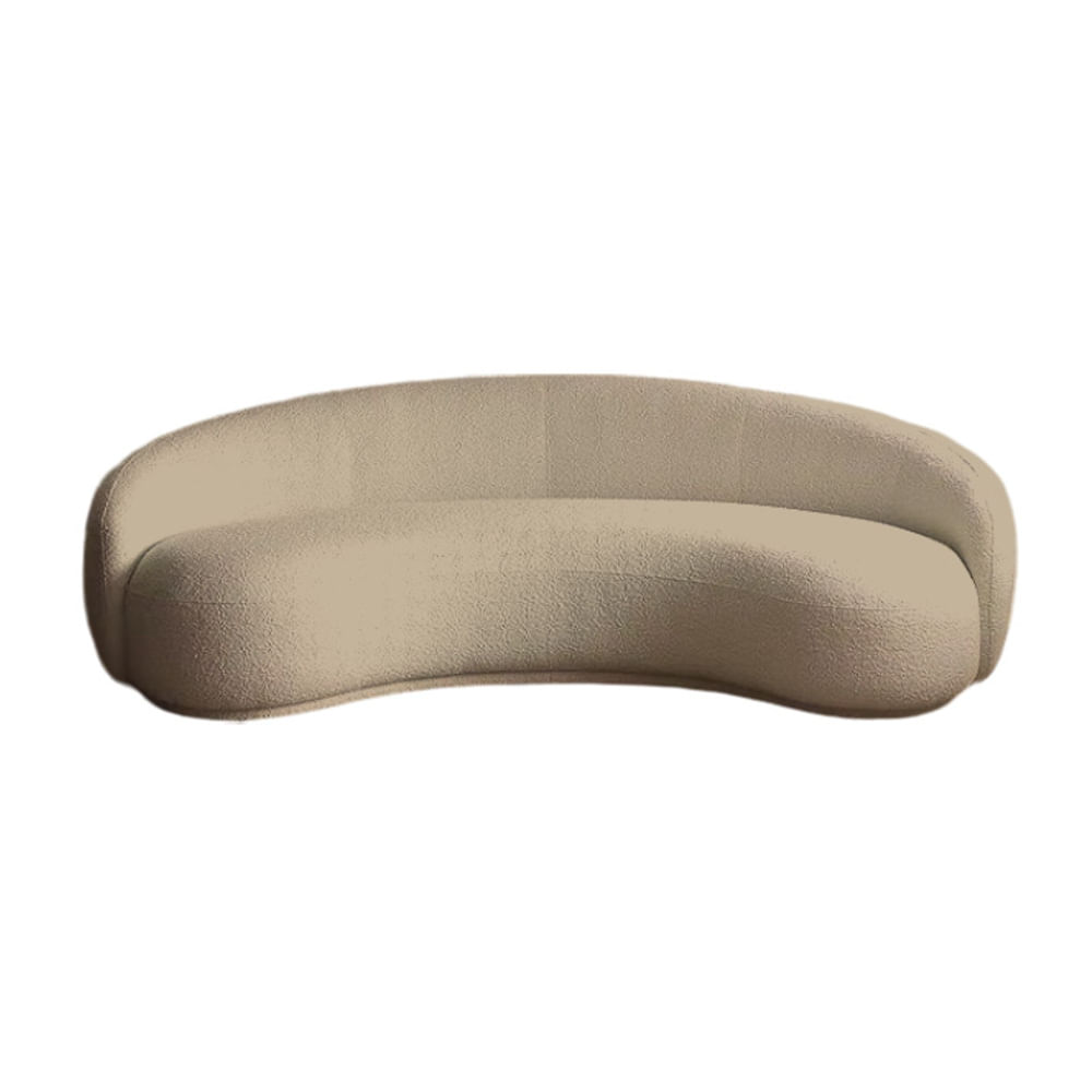 Sofá Minimalista Ancona 3 Cuerpos - Beige Claro