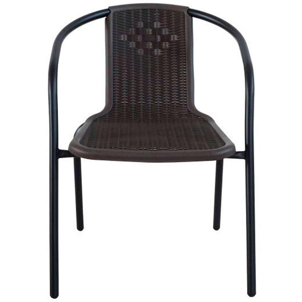 Silla VIVA HOME Acero Marrón Plástico