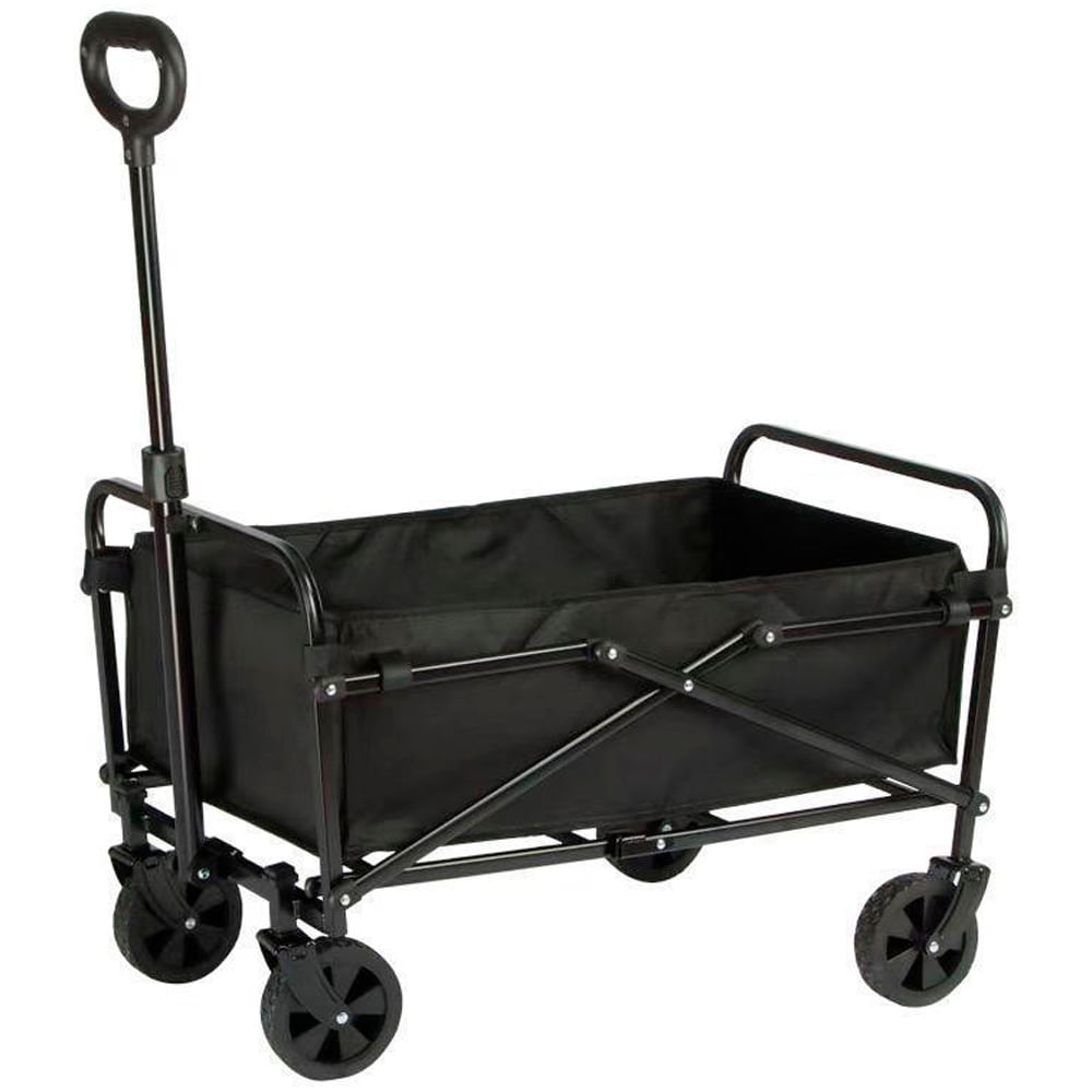 Carrito de Playa VIVA HOME Plegable Negro