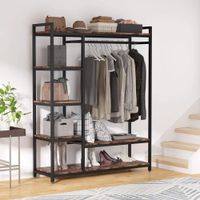 Ropero Granger Caramelo Estilo Industrial Coricha Home
