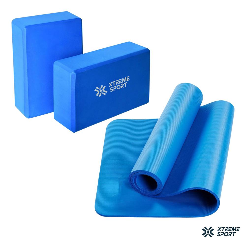 Mat de Yoga Grueso 15mm + Bloque de Yoga y Pilates