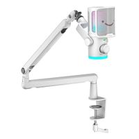 Micrófono Fifine Ampligame TAM6 RGB USB (Incluye Brazo) - White