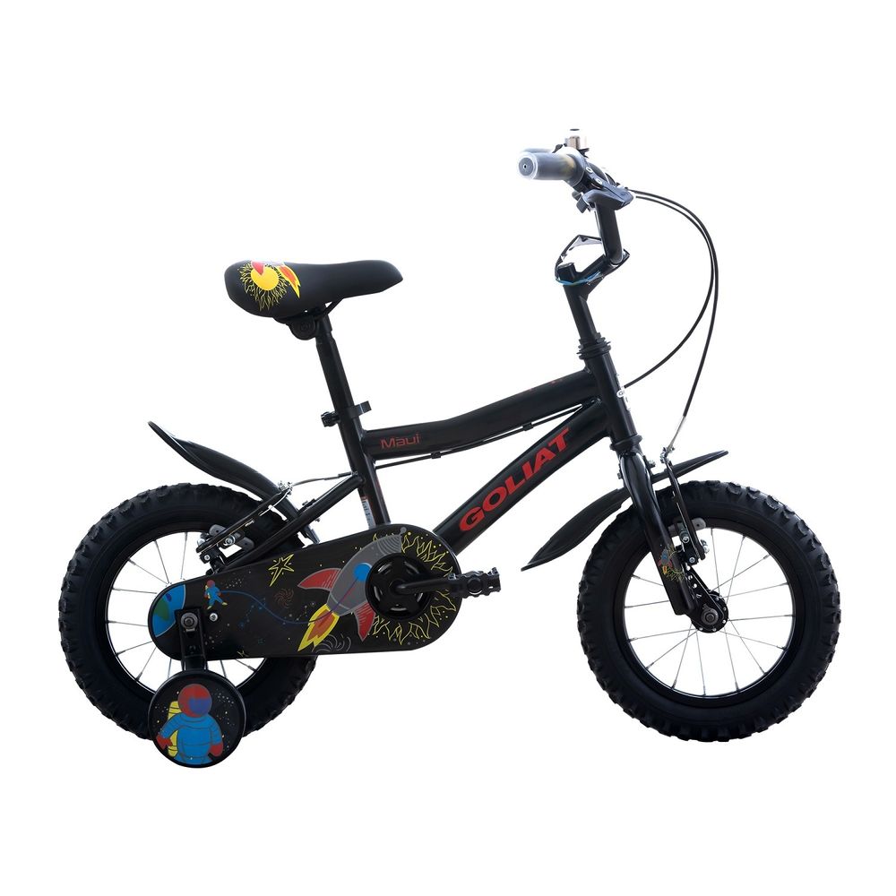 Bicicleta Goliat Para Niño Glt Maui Aro 12 Negro