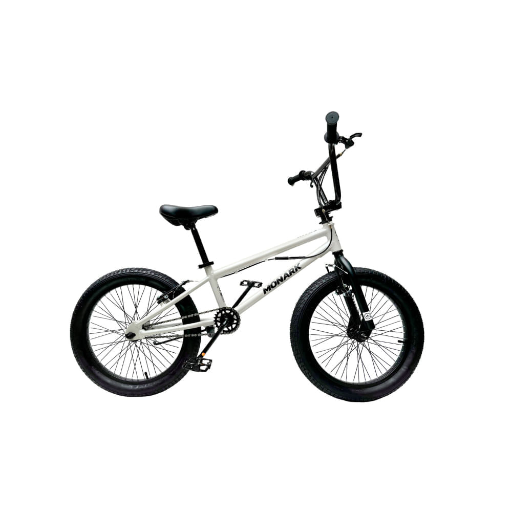 Bicicleta Monark Para Niño Aro 20"" Bmx Nitro Blanco