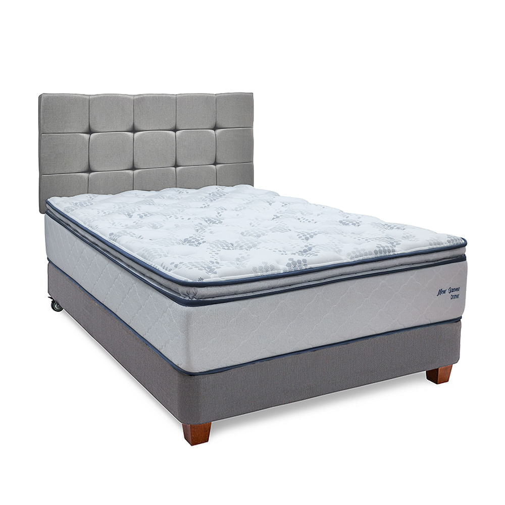 Dormitorio Americano Gris Plata New Ozono 2 Plazas