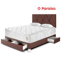 Dormitorio Pocket Max 2 Plazas Con Cajones
