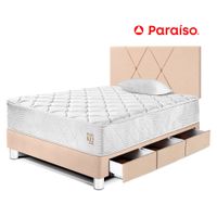 Dormitorio Pocket Max 1.5 Plazas Con Cajones