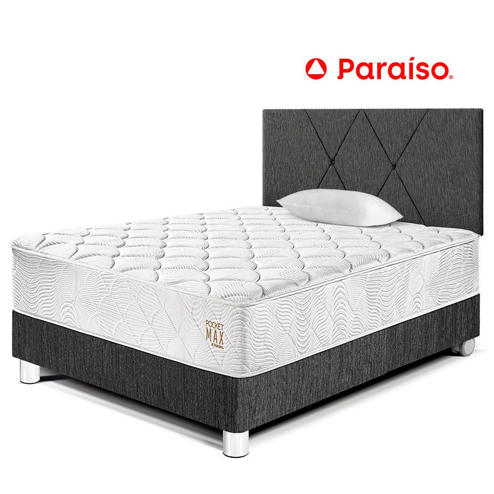 Dormitorio Pocket Max 1.5 Plazas Charcoal