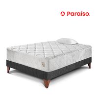 Cama Europea Pocket Max 1.5 Plazas Charcoal