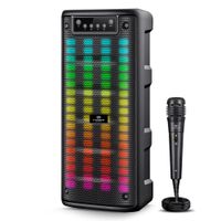 Parlante Bluetooth Eversound Equalizer bocina de 6"" EV 1000 Con micrófono Alambrico