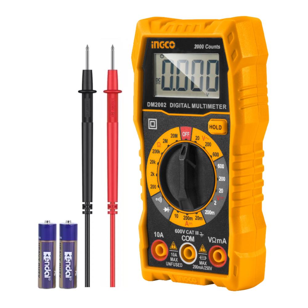 Multimetro Multitester Digital 600v Ingco DM2002 - Promart