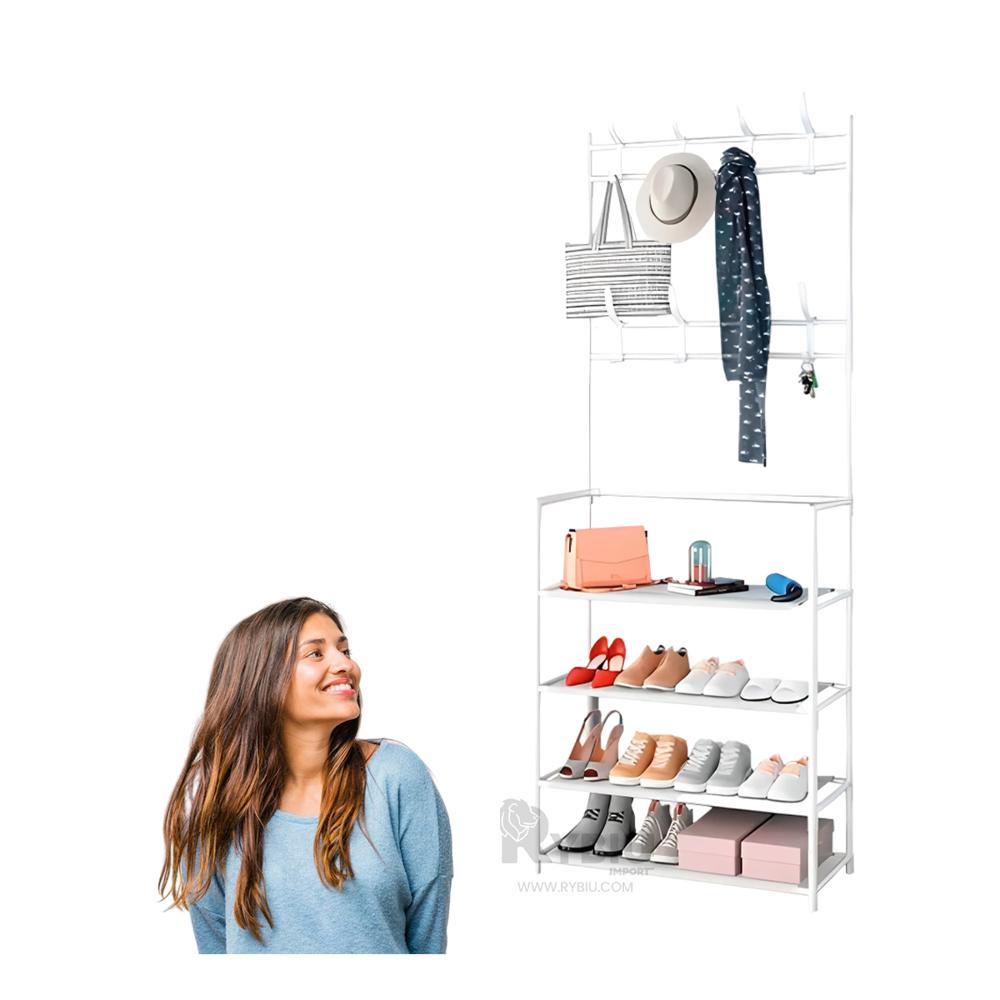 Caja Util para Zapatos en Blanco Y+Regalo Ligas para Peinar