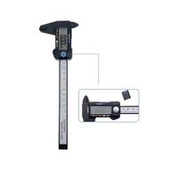 Calibrador Digital Electronico Vernier 150 mm Fibra de Carbono