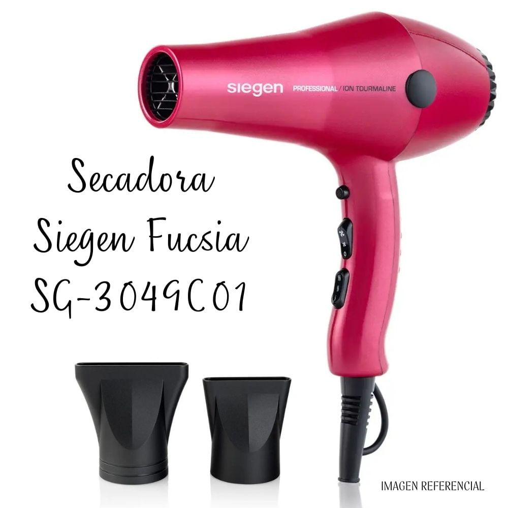 Secadora de Cabello Profesional Fuscia Siegen - SG3049C01