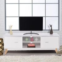 Mesa de TV Vintage Lupp Blanco R&R MUEBLES