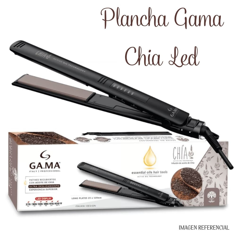 Plancha De Cabello Gama Led Elegance Chía