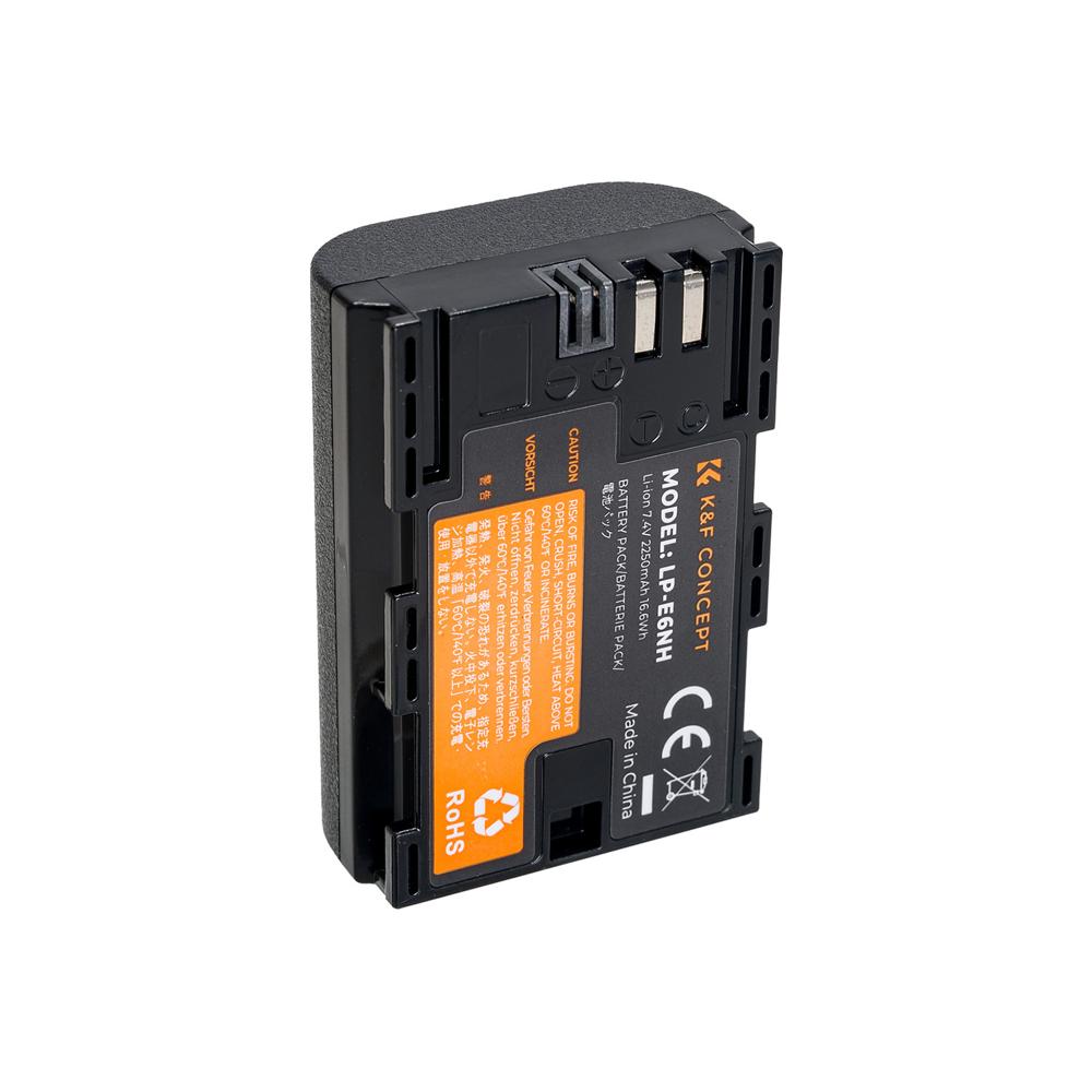 Batería Canon LP-E6NH de 2250mAh - K&F Concept