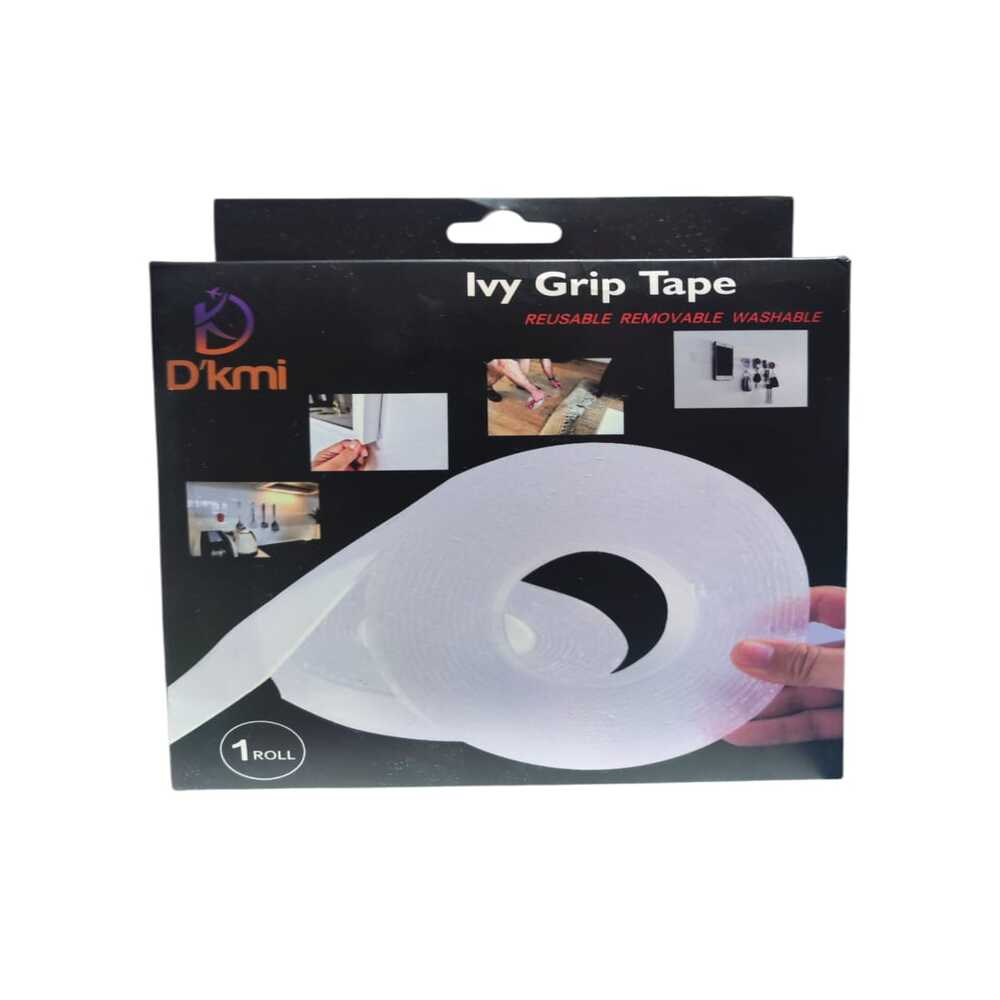 Cinta adhesiva transparente de doble cara resistente