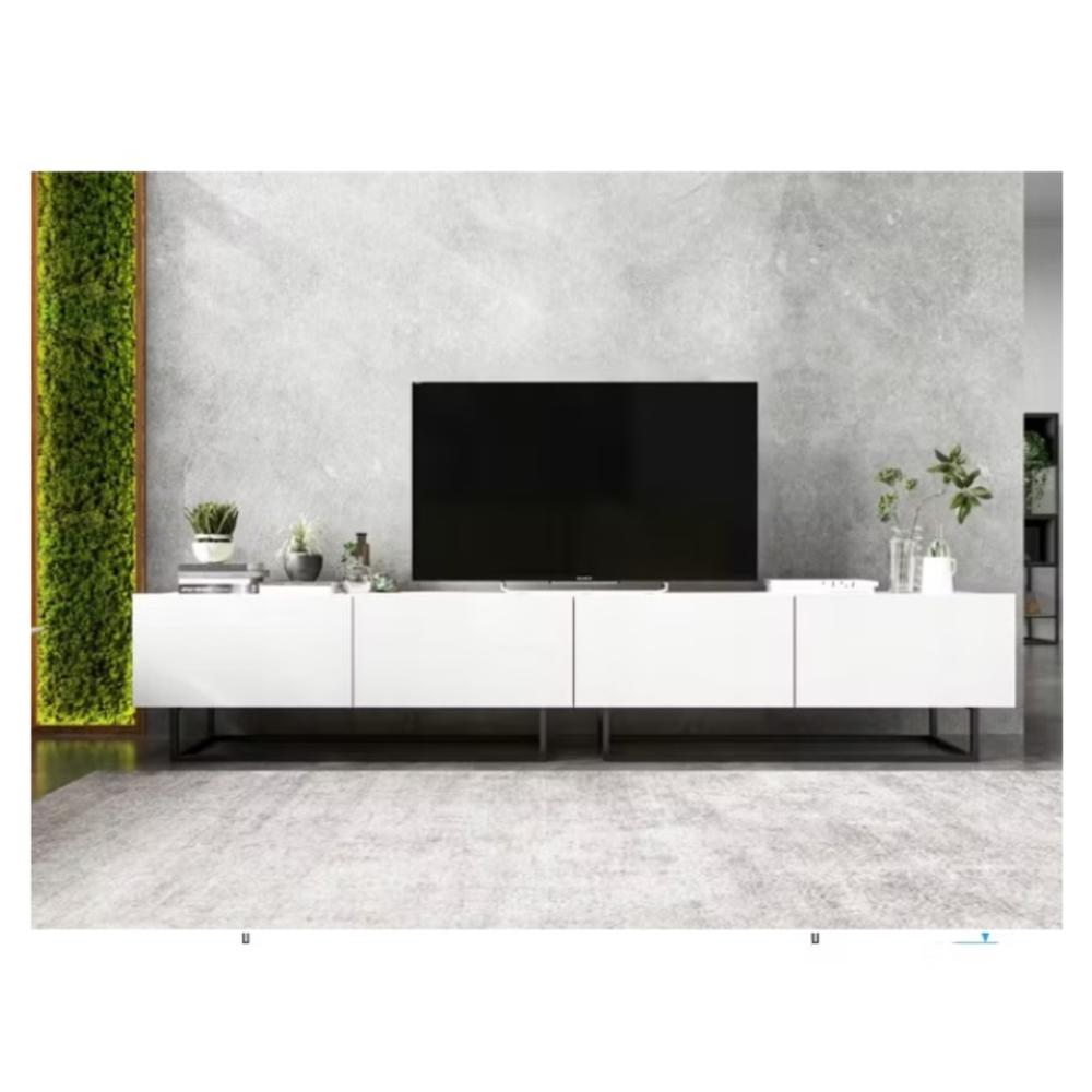 Mesa de TV Moderna Tupac Blanco R&R MUEBLES