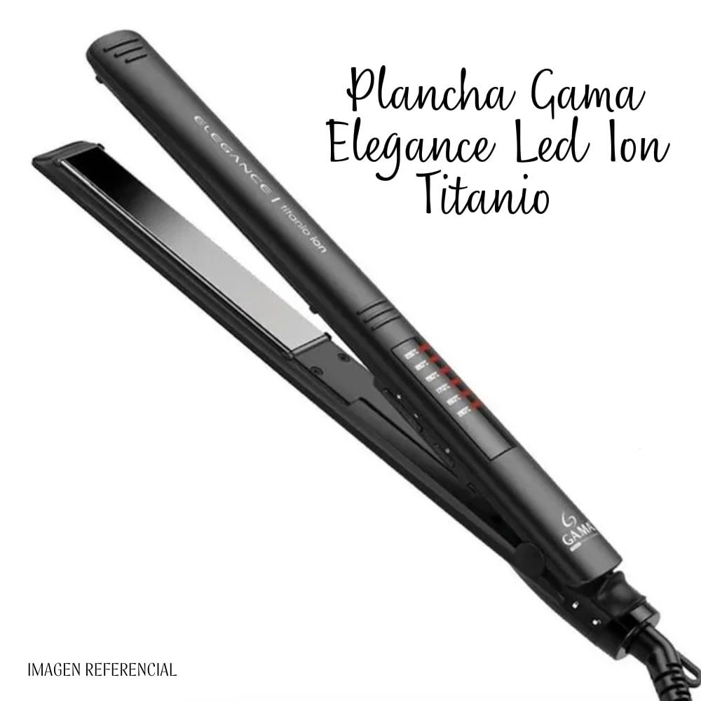 Titanio Alisador Gama Elegance 3d Keration Rose Gold Plancha Gama