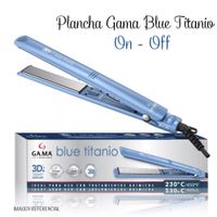 Plancha Alisadora Gama Blue Titanio 3D Therapy Ultra ionONOFF